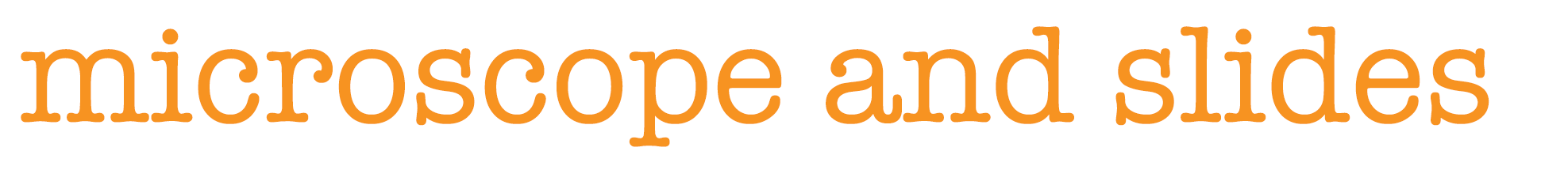 Pocket Microscope and Slides