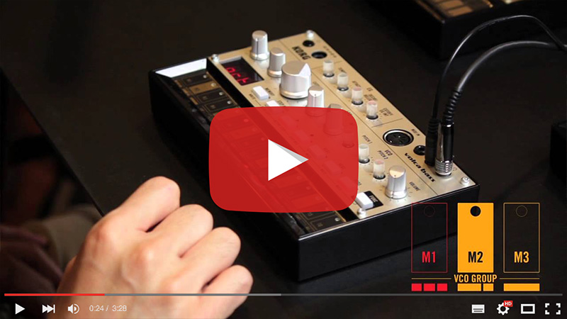 Korg hardware designer and chief engineer Tatsuya Takahashi introduces the Korg Volca Bass