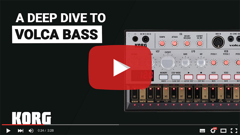 Watch a complete walkthrough tutorial of the Korg Volca Bass by an independent reviewer