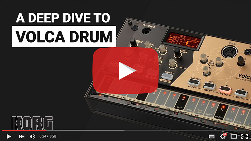 Watch a complete walkthrough tutorial of the Korg Volca Drum by an independent reviewer
